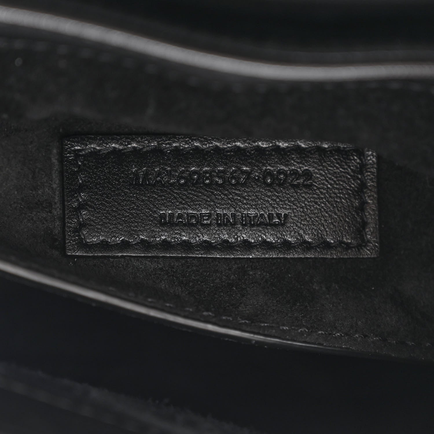 Saint Laurent Satin Quilted Le 57 Diamond Shoulder Bag Black 7 of 10