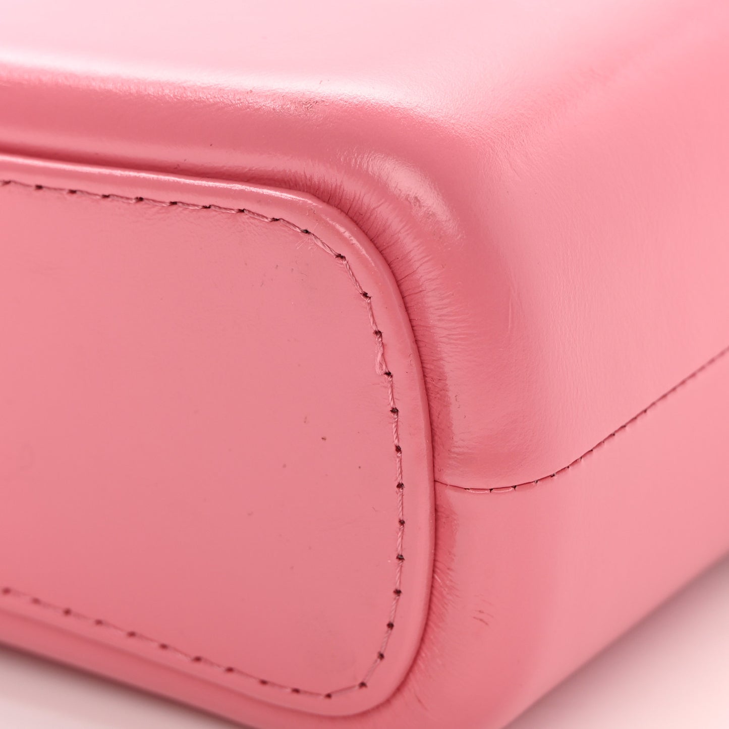 Aged Calfskin Quilted Small Gabrielle Logo Hobo Rose