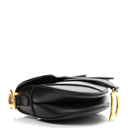 Christian Dior Calfskin Mini Saddle Bag Black 4 of 12