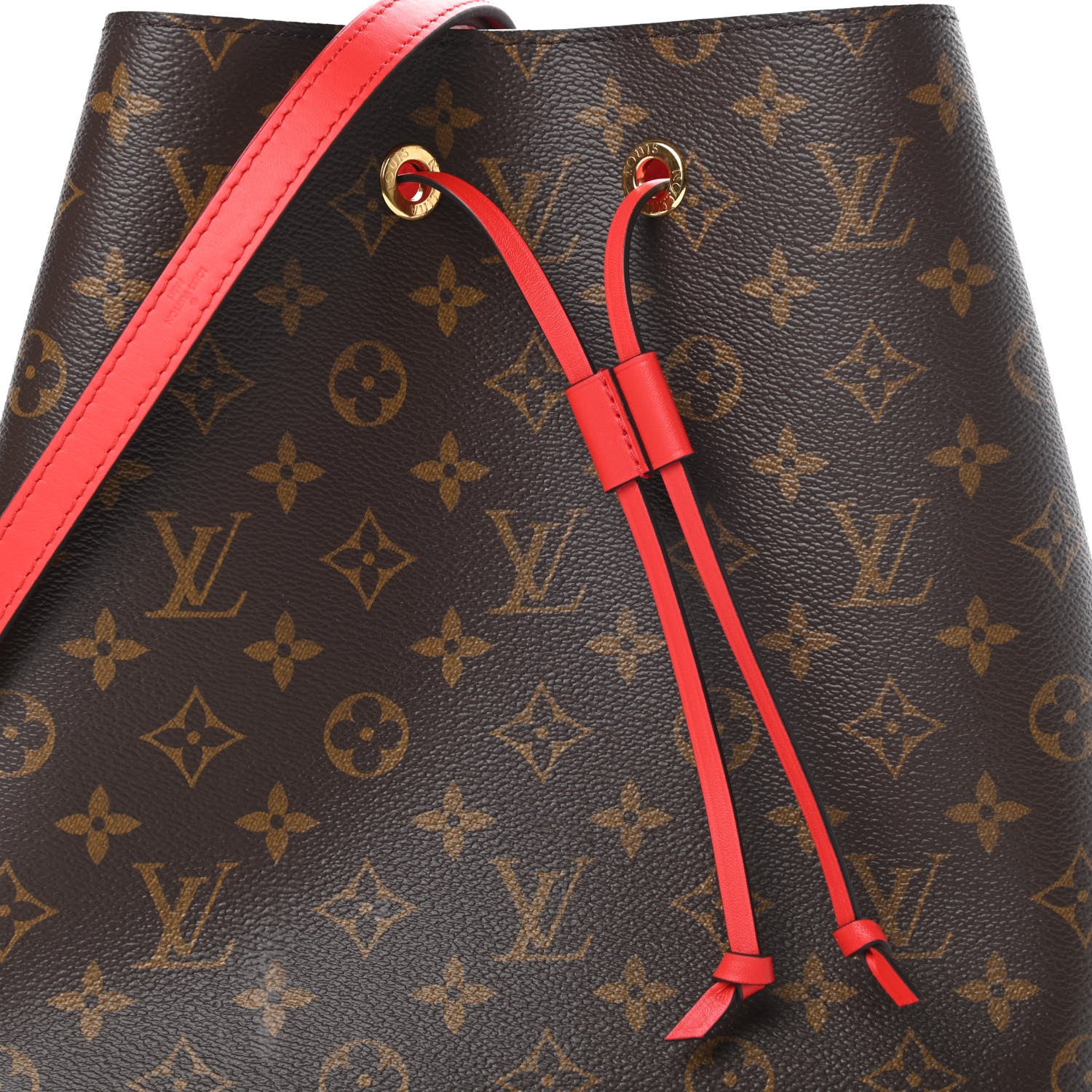 Louis Vuitton Monogram Neonoe MM Coquelicot 9 of 12
