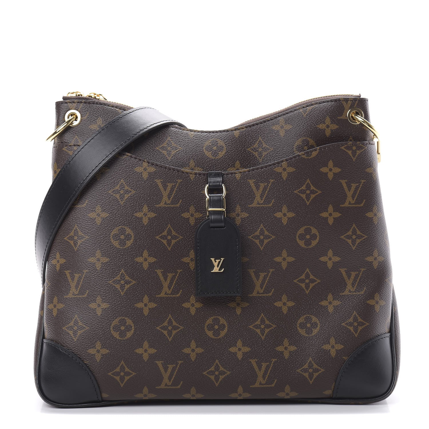 Louis Vuitton Monogram Odeon MM Black 1 of 10