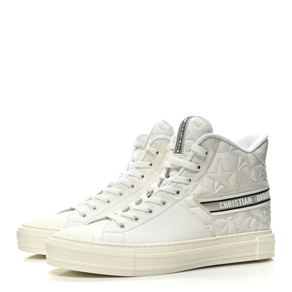 Christian Dior Etoile Embossed Dior High Top Sneakers 40 Snow White 3 of 9