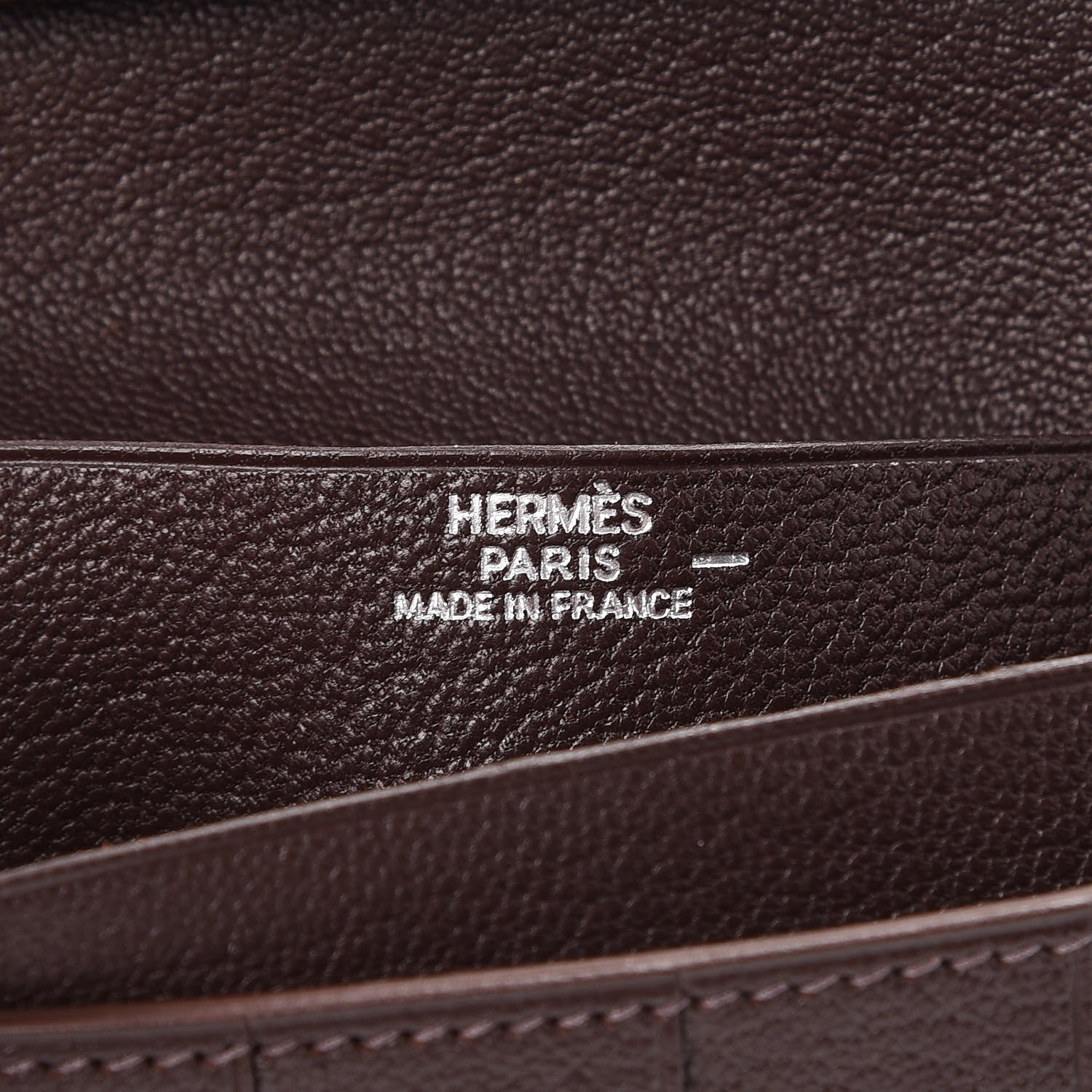 Hermes Lizard Bearn Gusset Wallet Havane 6 of 9