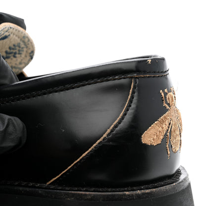 Gucci Cordovan Lux Womens Harald Horsebit 25mm Platform Loafers 38.5 Black 15 of 15