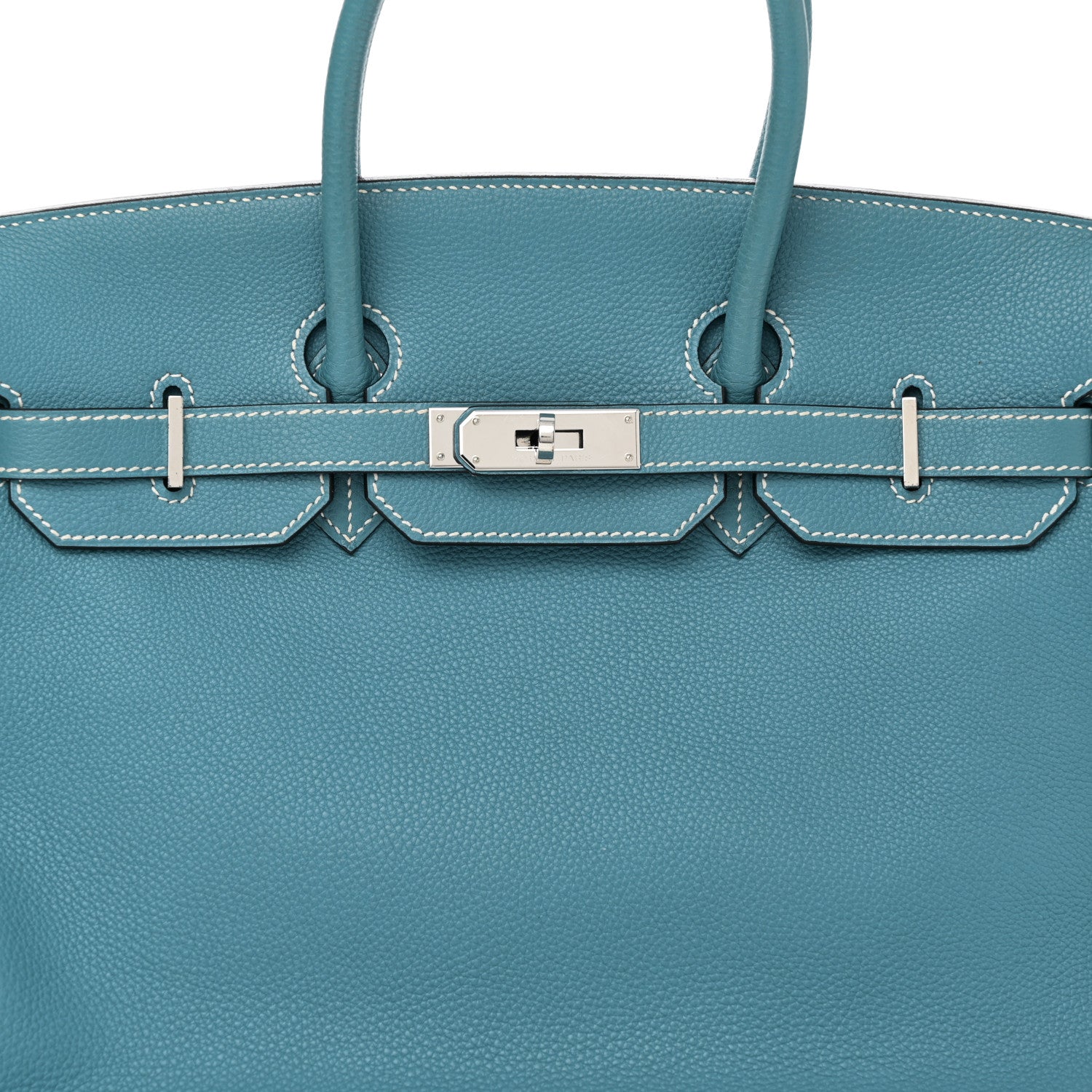 Hermes Togo Birkin 35 Blue Jean 7 of 10