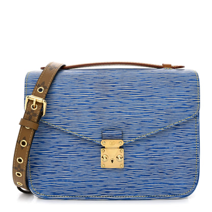 Louis Vuitton Epi Reverse Monogram Pochette Metis Denim Light 1 of 10
