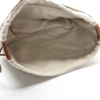 Hermes Canvas Barenia Fourbi 25 MM Pouch Naturel Fauve 5 of 6