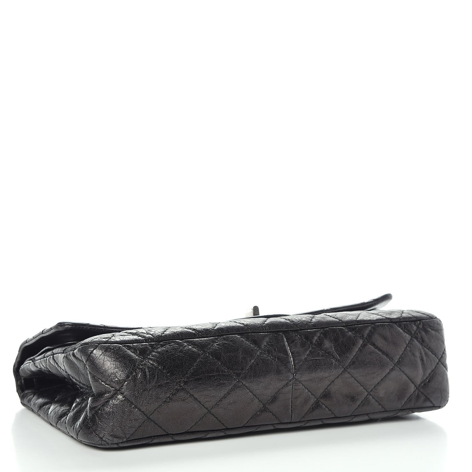 Chanel Metallic Aged Calfskin Quilted 2.55 Reissue 227 Flap Dark Silver 15 of 18