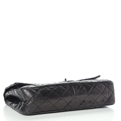 Chanel Metallic Aged Calfskin Quilted 2.55 Reissue 227 Flap Dark Silver 15 of 18