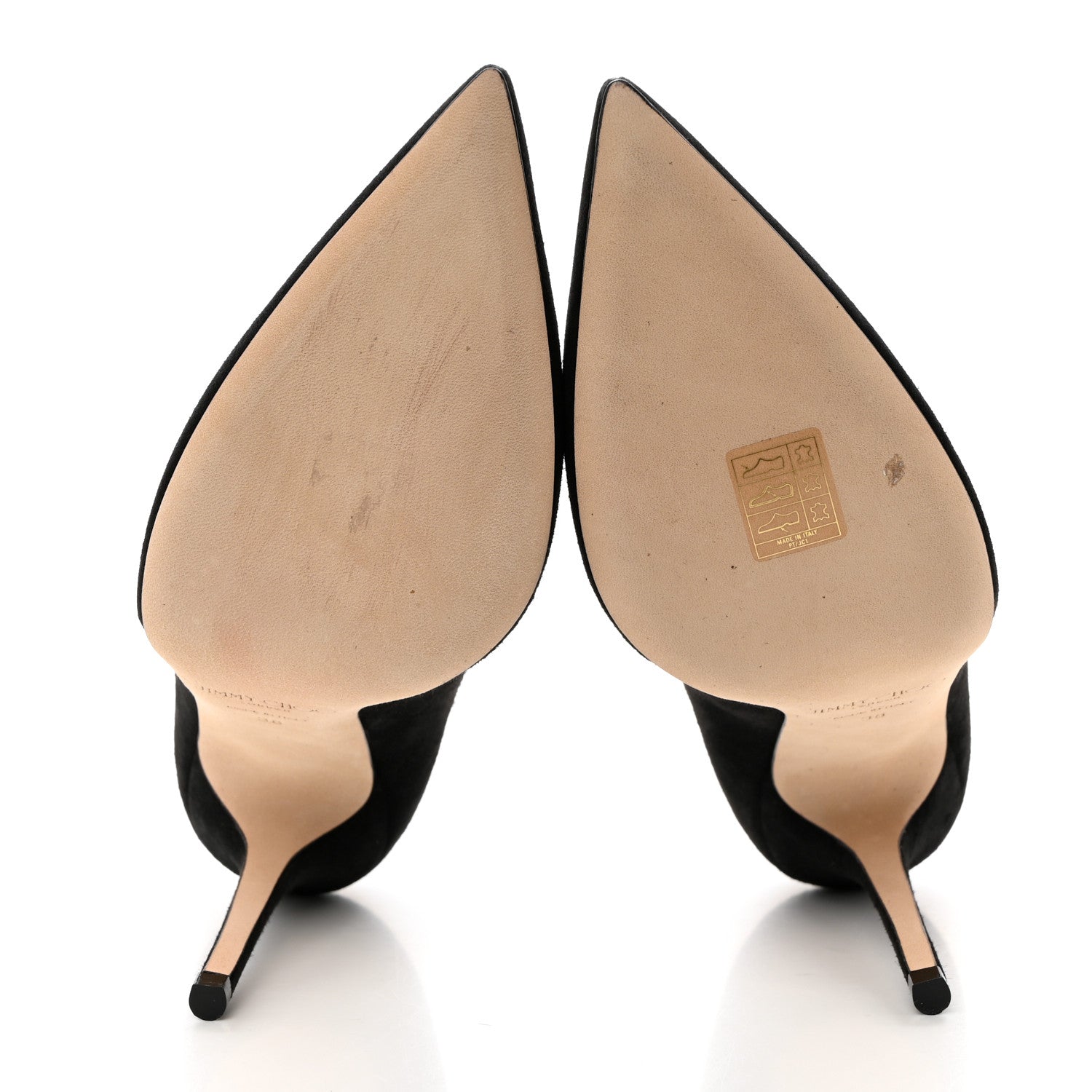 Jimmy Choo Suede Abel Pumps 38 Black 5 of 8