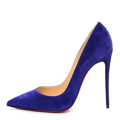 Christian Louboutin Veau Velours So Kate 120 Pumps 40.5 Purple Pop 1 of 8