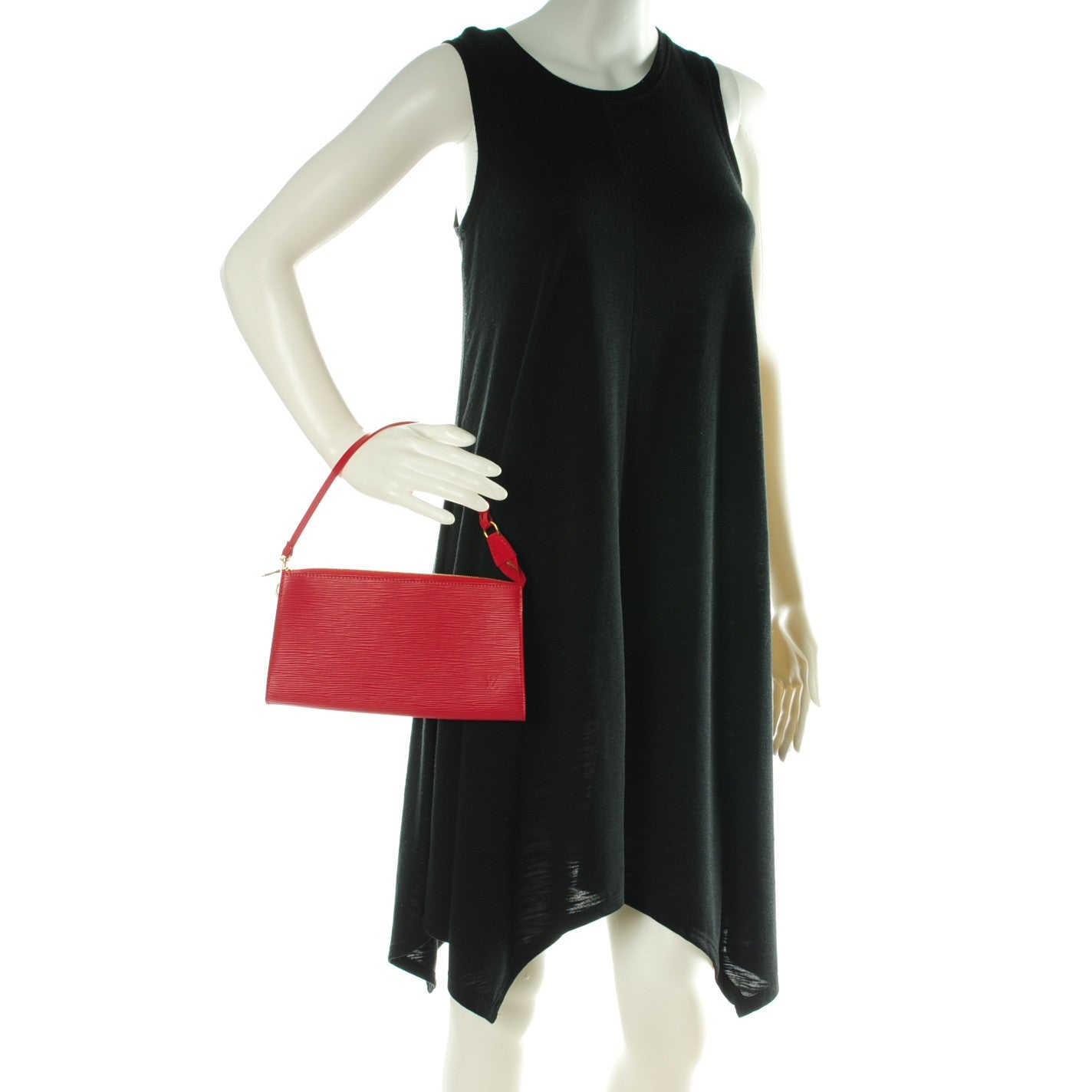 Louis Vuitton Epi Pochette Accessories 24 Rouge 2 of 7