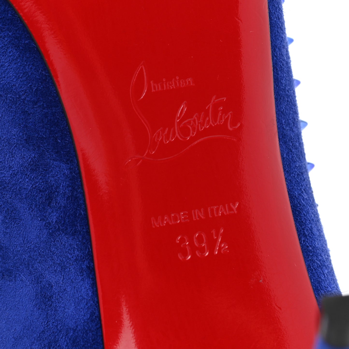 Veau Velours Anjalina 85 Pumps 39.5 Azulejo