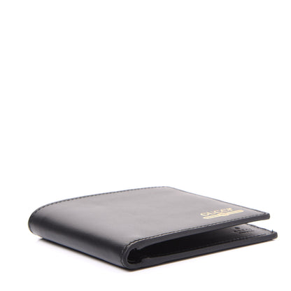 Gucci Plutone Calfskin Logo Bi-Fold Wallet Black 3 of 9