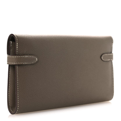 Hermes Epsom Kelly Longue Wallet Etoupe 3 of 11