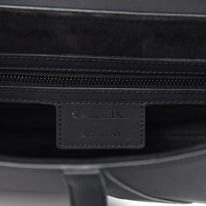 Christian Dior Ultra Matte Calfskin Saddle Bag Black 6 of 9