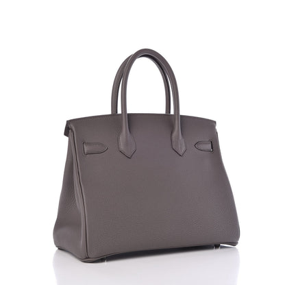 Hermes Togo Birkin 30 Etain 3 of 35