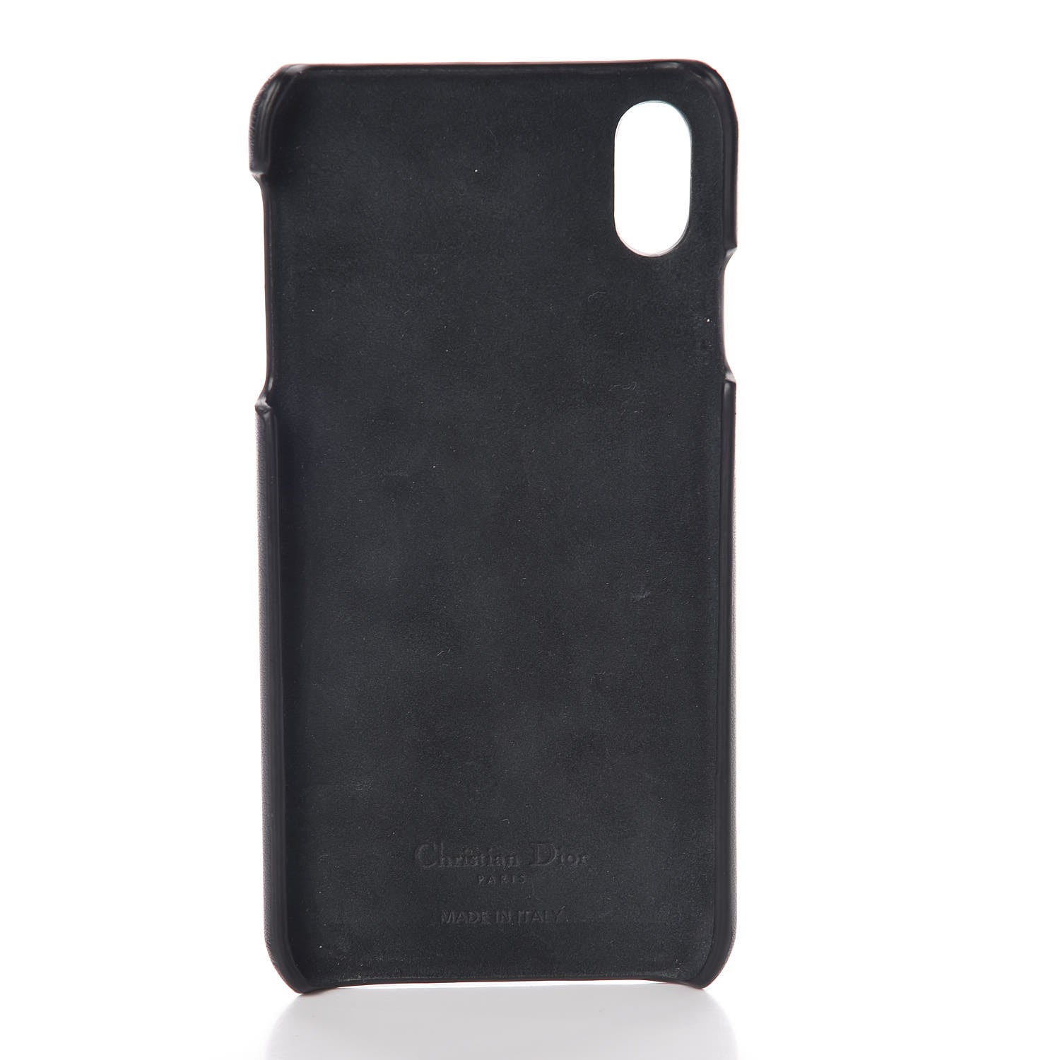 Christian Dior Oblique Calfskin Saddle iPhone X Case Blue 3 of 5