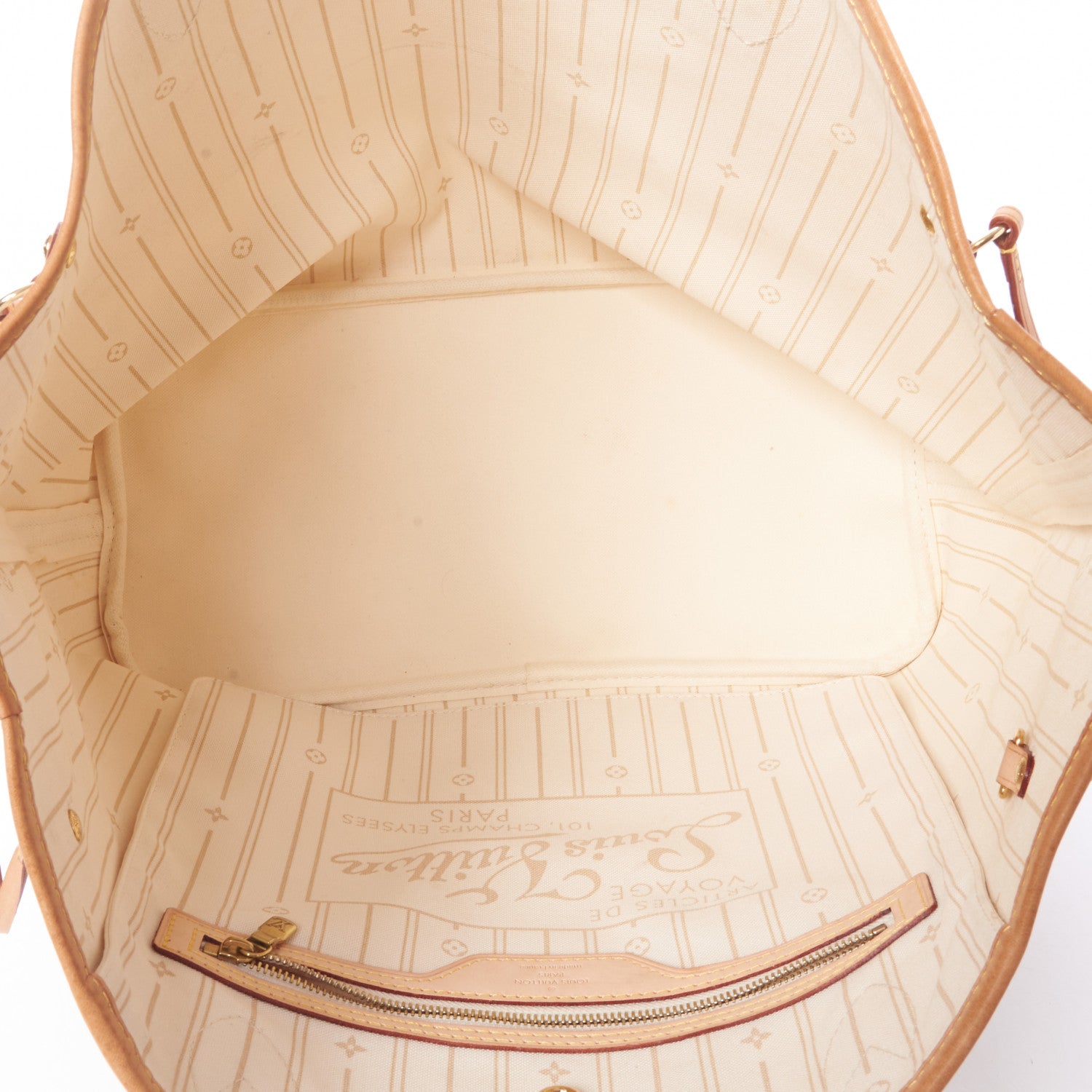 Louis Vuitton Damier Azur Neverfull MM 4 of 8
