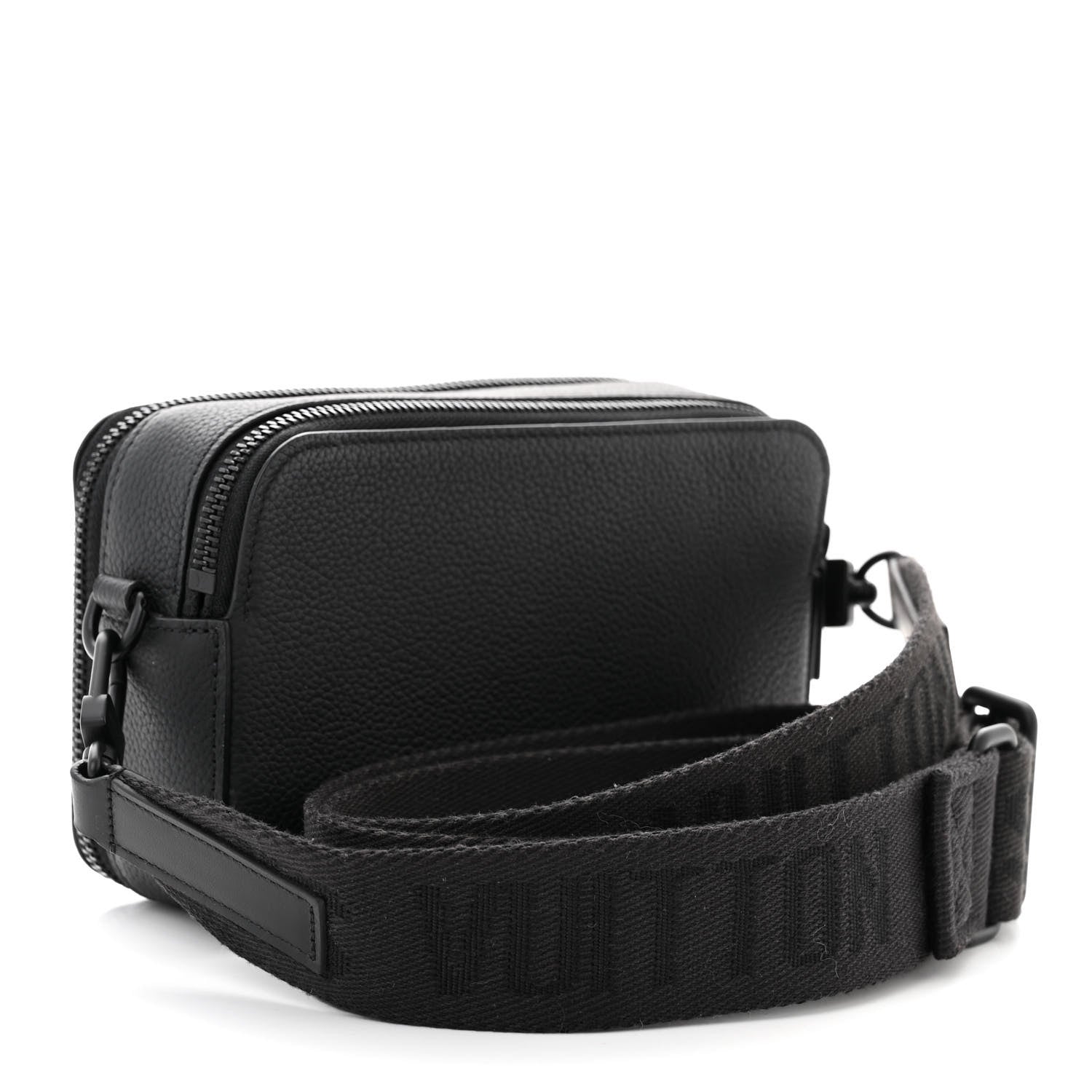 Louis Vuitton Calfskin Aerogram Alpha Wearable Wallet Black 3 of 11
