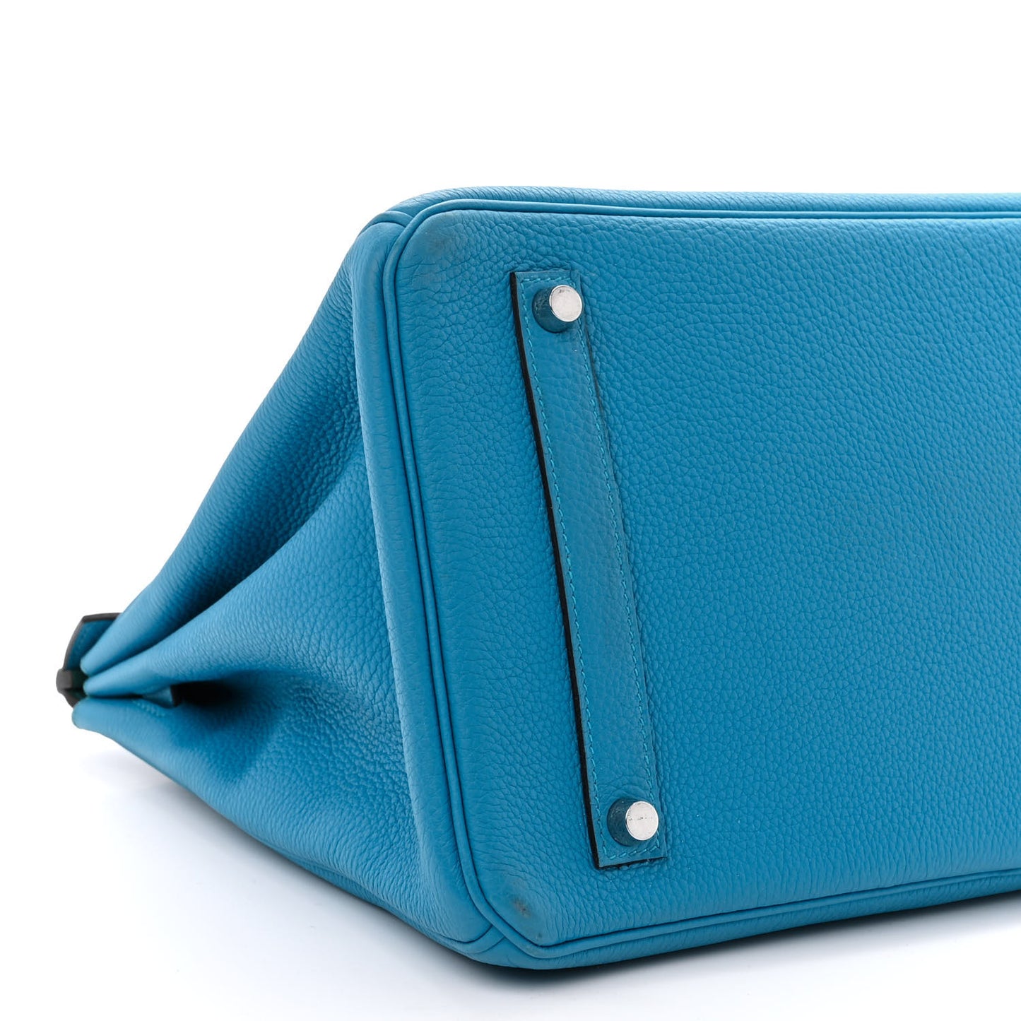 Togo Verso Birkin 35 Bleu Zanzibar Malachite