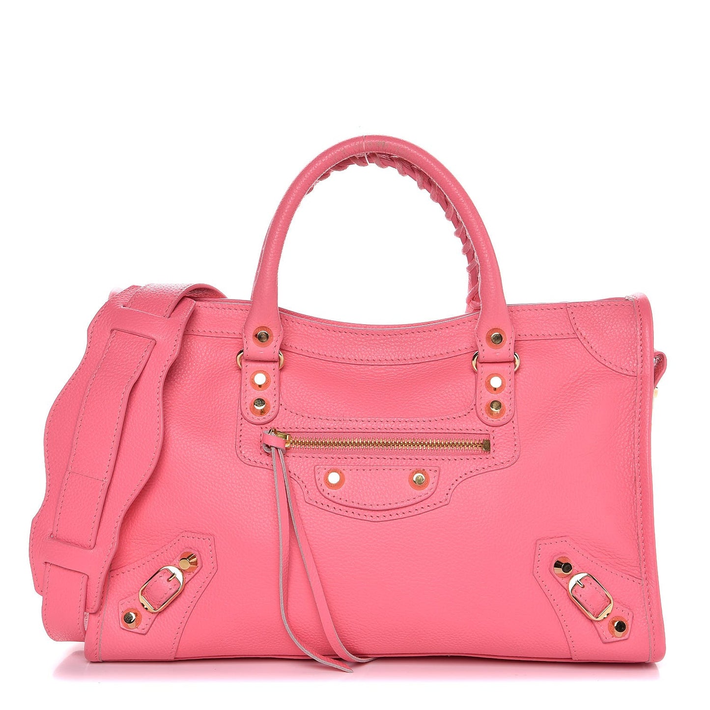 Veau Gravier Classic Gold Hardware S City Rose Dragee