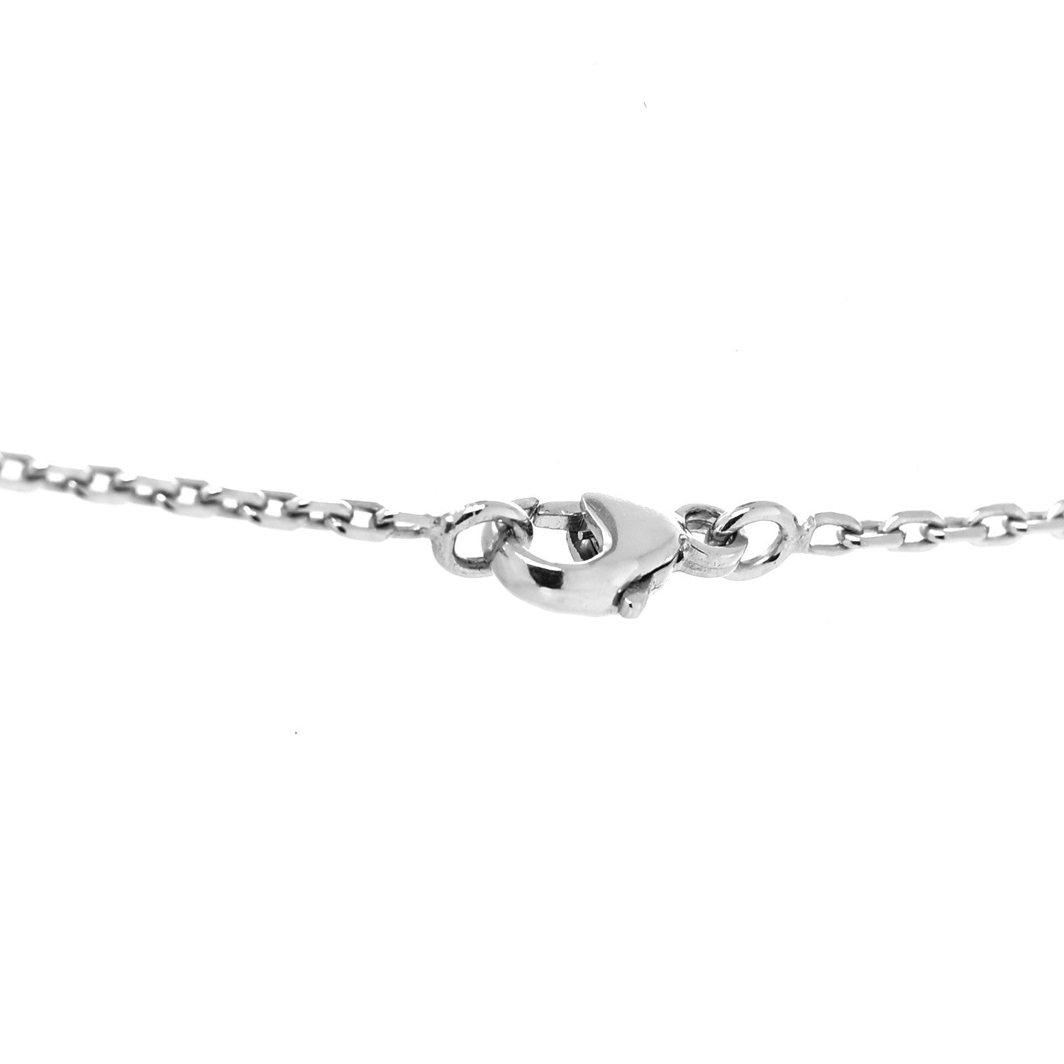 Hermes Lacquered Palladium Pop H Pendant Necklace Black 4 of 5