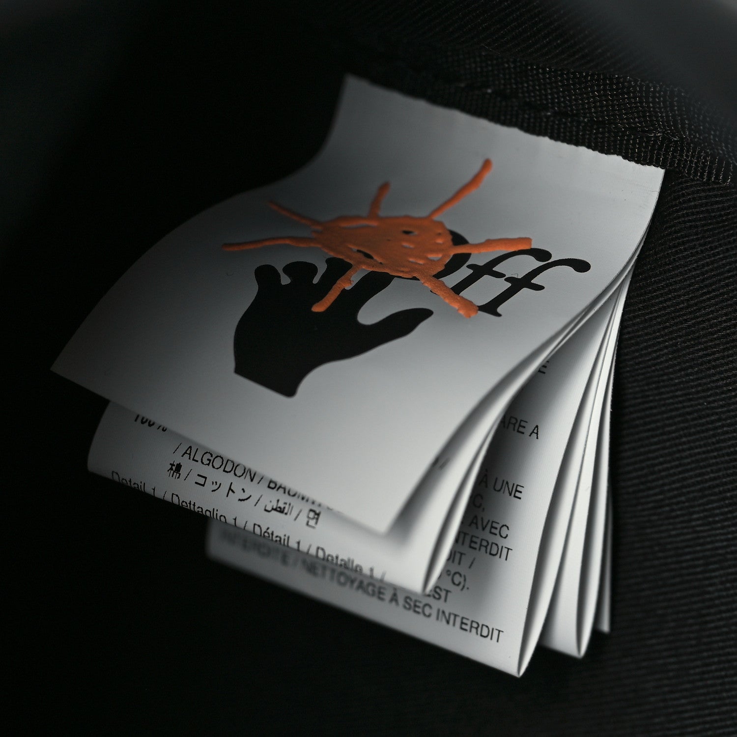 Off-White Canvas Logo Backpack Black 6 of 9