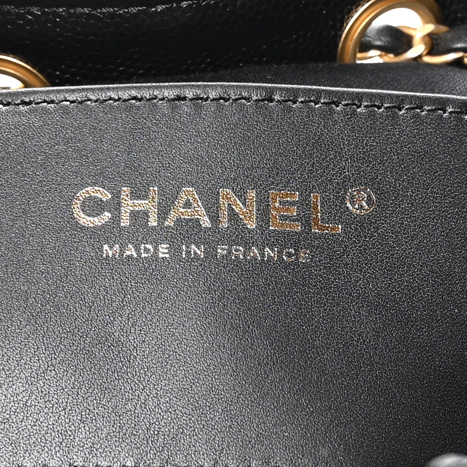 Chanel Caviar Quilted Small Chanel 25 Handbag Black 6 of 10
