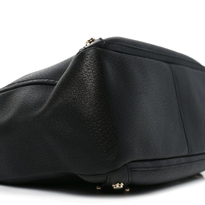 Gucci Calfskin Small Abbey Tote Black 9 of 10