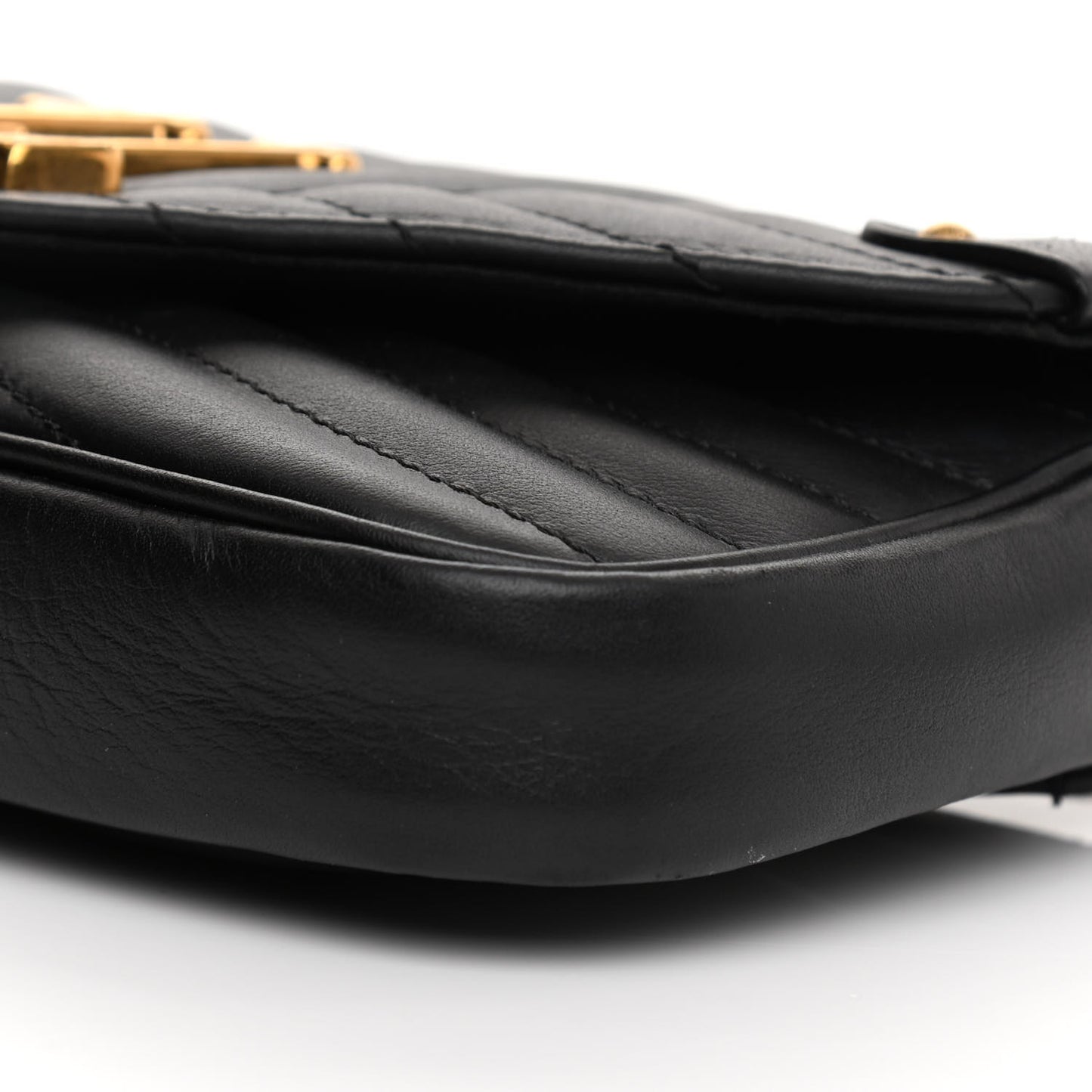 Calfskin New Wave Chain Pochette Black
