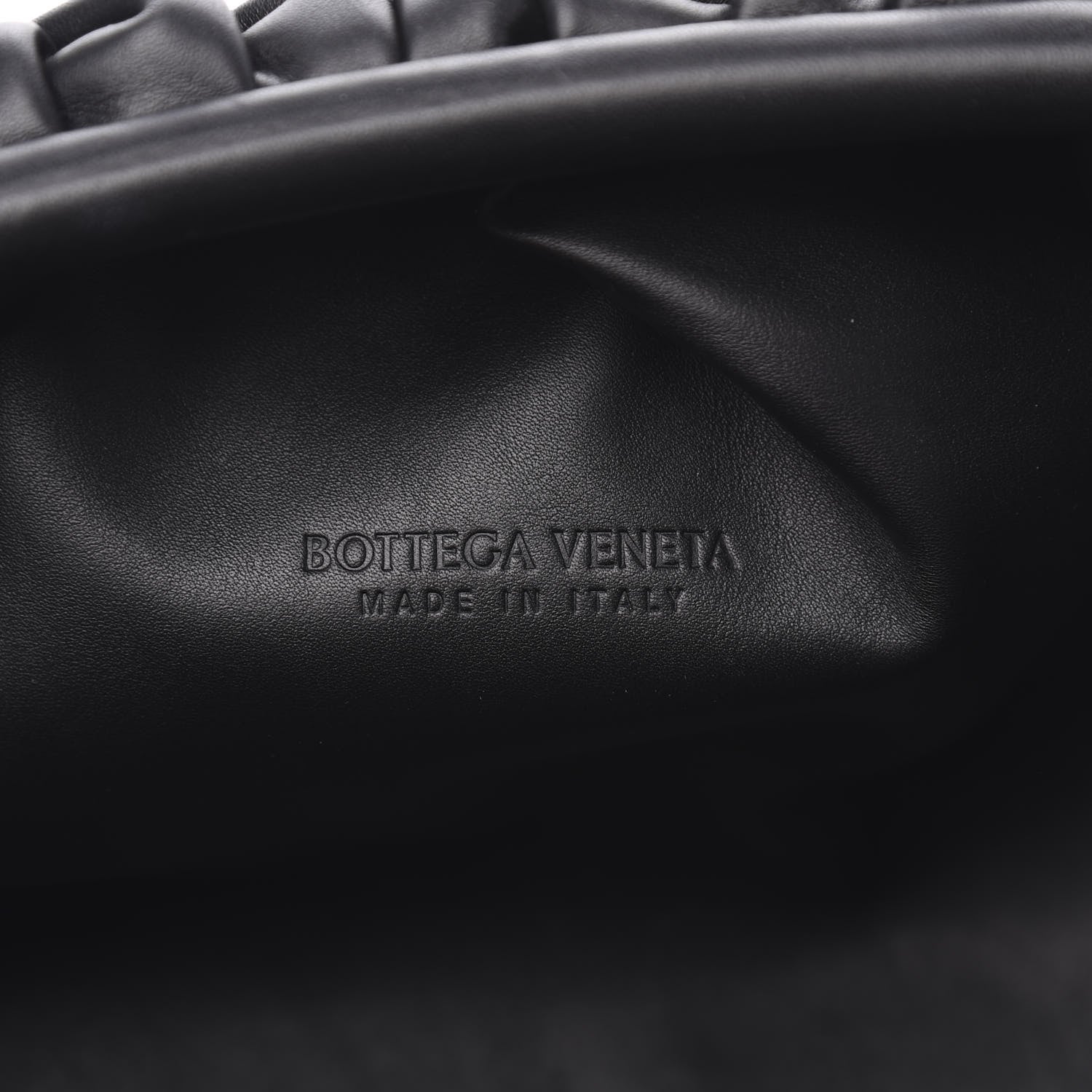 Bottega Veneta Smooth Butter Calf The Pouch Oversized Clutch Black 6 of 9
