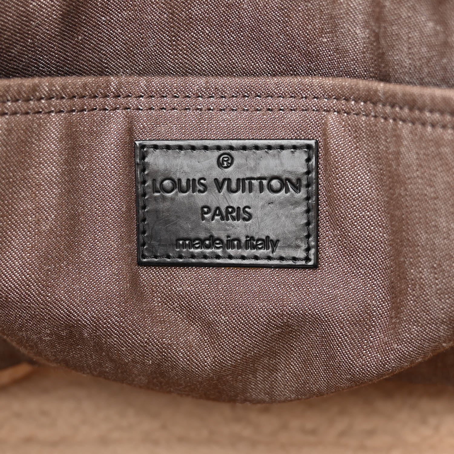 Louis Vuitton LOUIS VUITTON Patent Monogram Shearling Sac Thunder 6 of 15