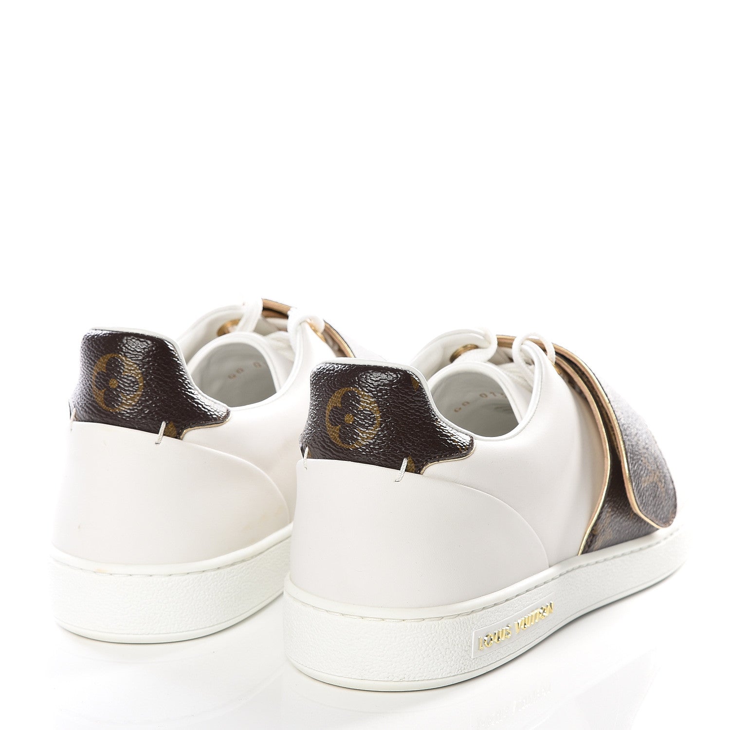 Louis Vuitton Calfskin Monogram Frontrow Sneaker 39.5 White 5 of 11