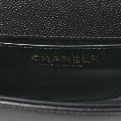 Chanel Caviar Quilted Small Boy Messenger Bag Black 6 of 9