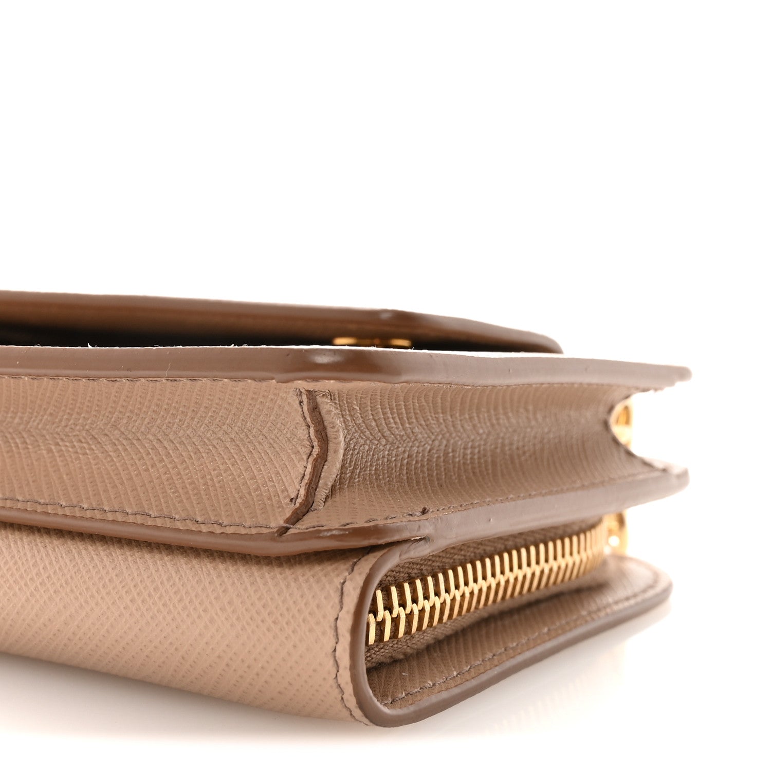 Prada Saffiano Chain Wallet Cammeo 9 of 10