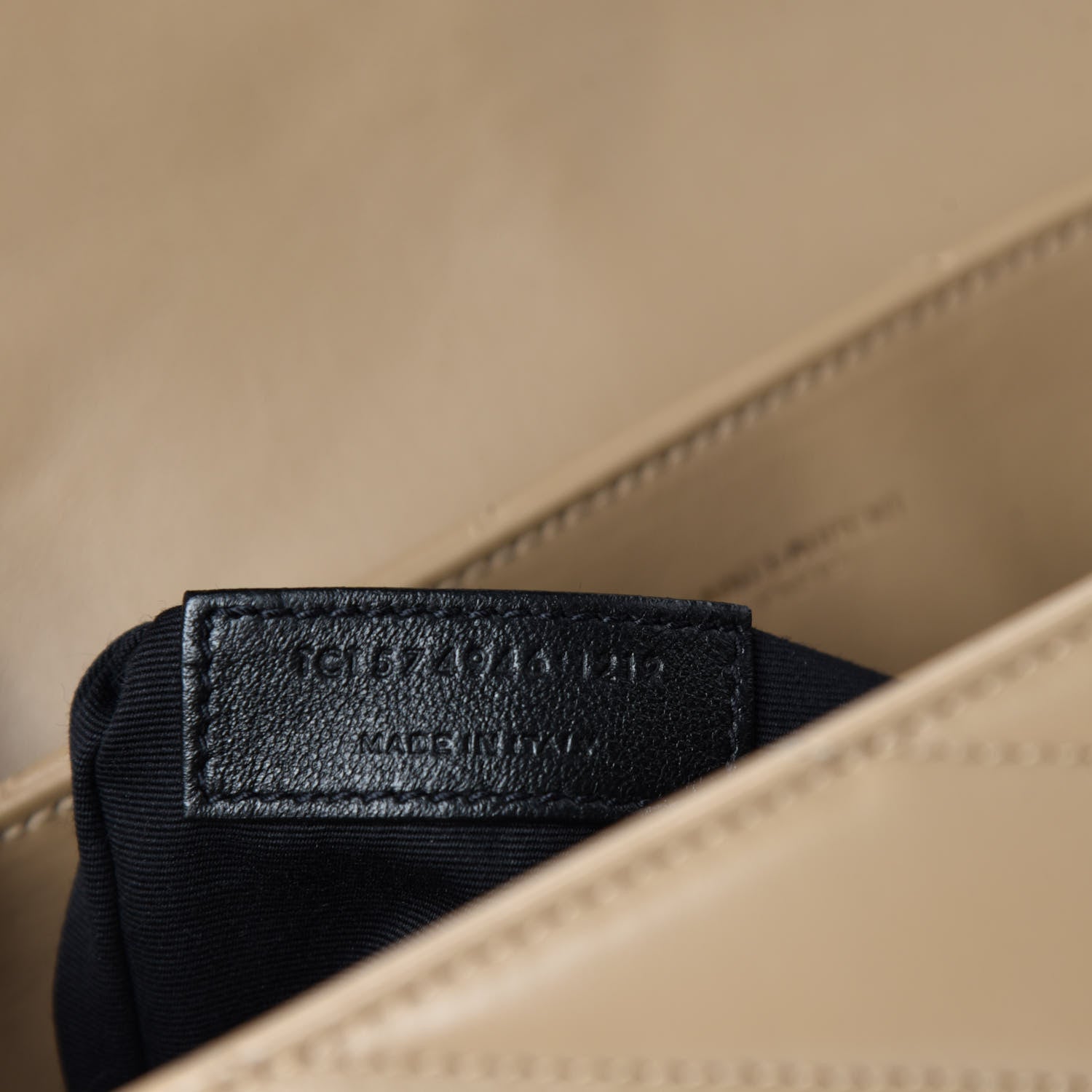 Saint Laurent Calfskin Y Quilted Monogram Medium Loulou Chain Satchel Nude Powder 15 of 16