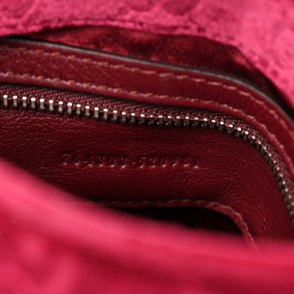 Gucci New Velvet Ashmir GG Monogram Small Jackie 1961 Hobo Red 7 of 10
