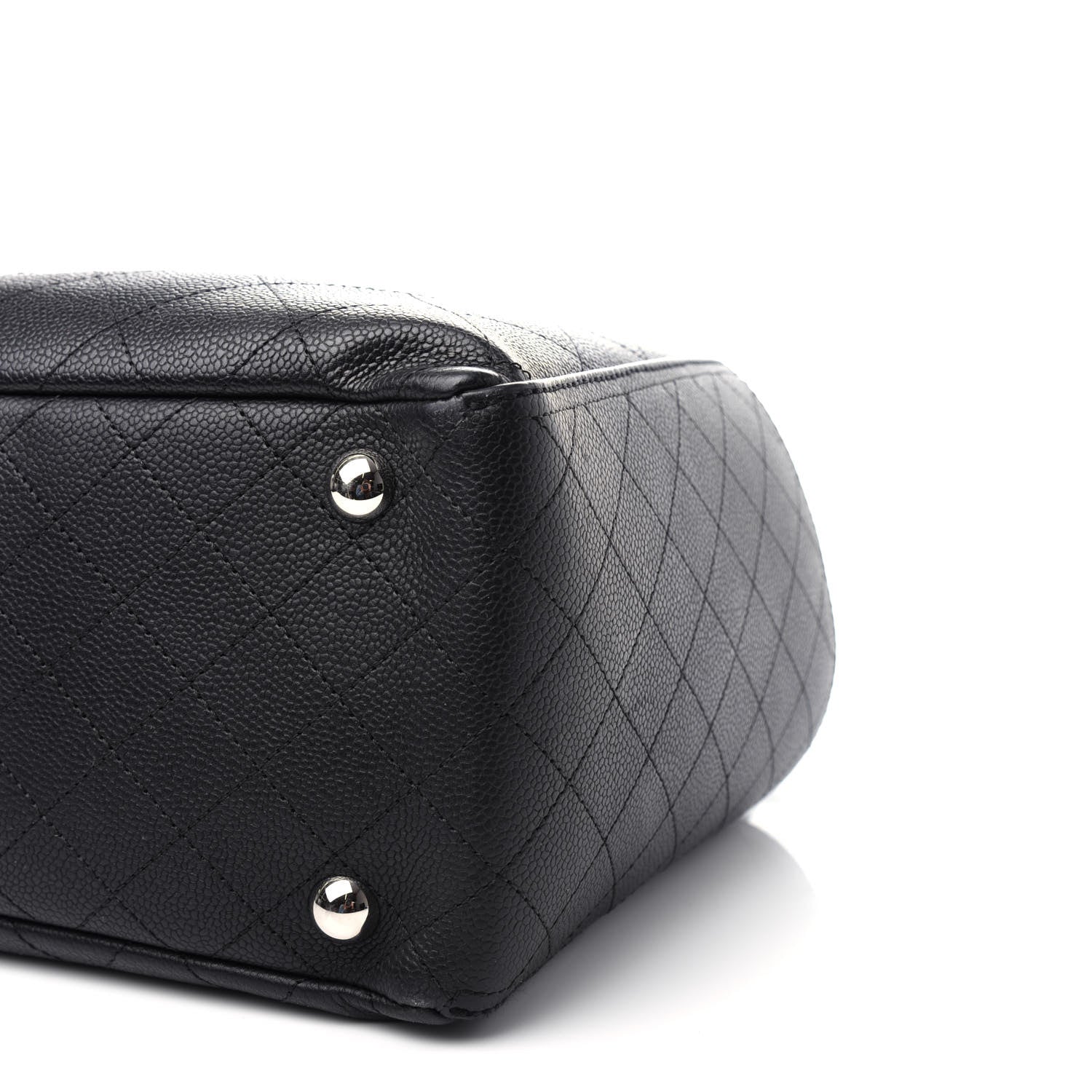 Chanel Grained Calfskin CC Pocket Tote Black 9 of 10