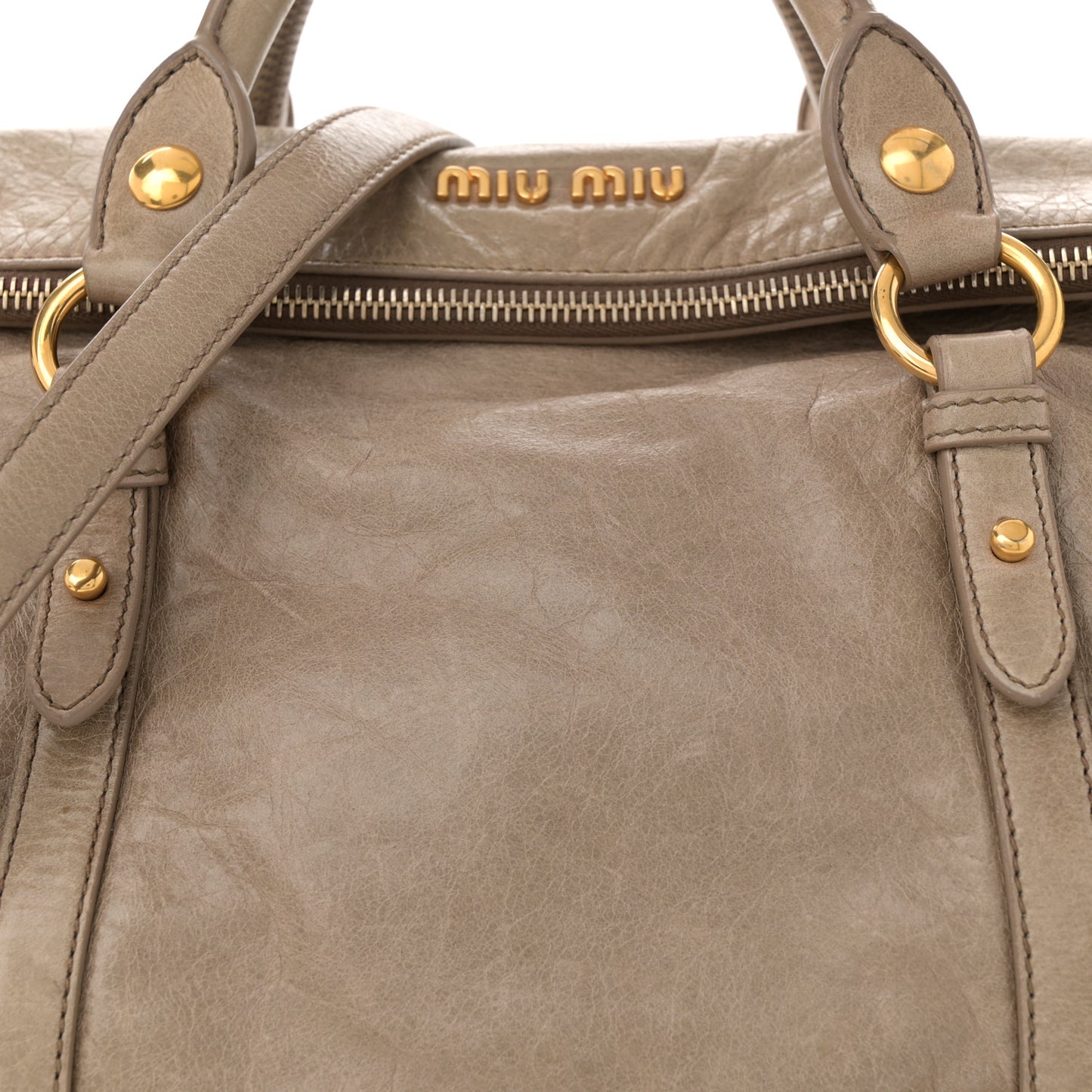 Vitello Lux Bow Bag Grey