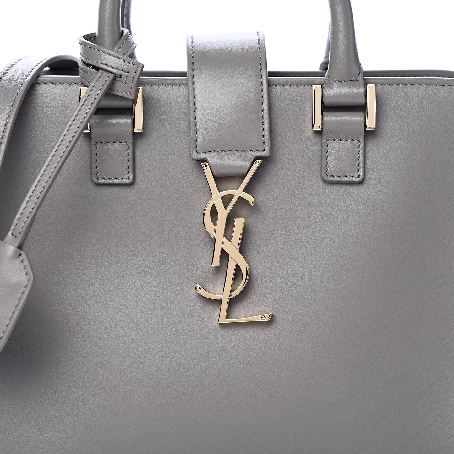 Calfskin Monogram Baby Cabas Fog