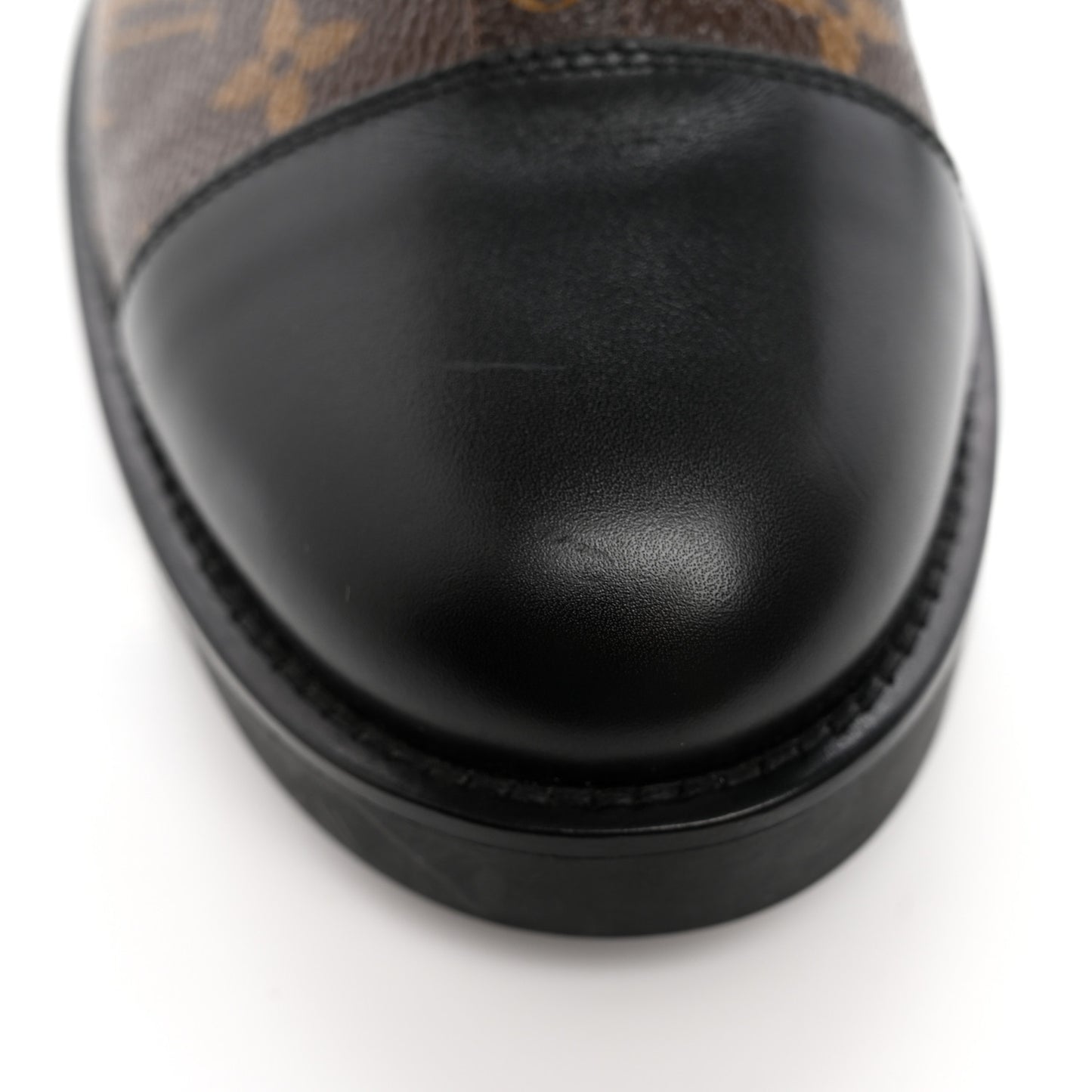 Calfskin Monogram Wonderland Flat Ranger Boots 40 Black