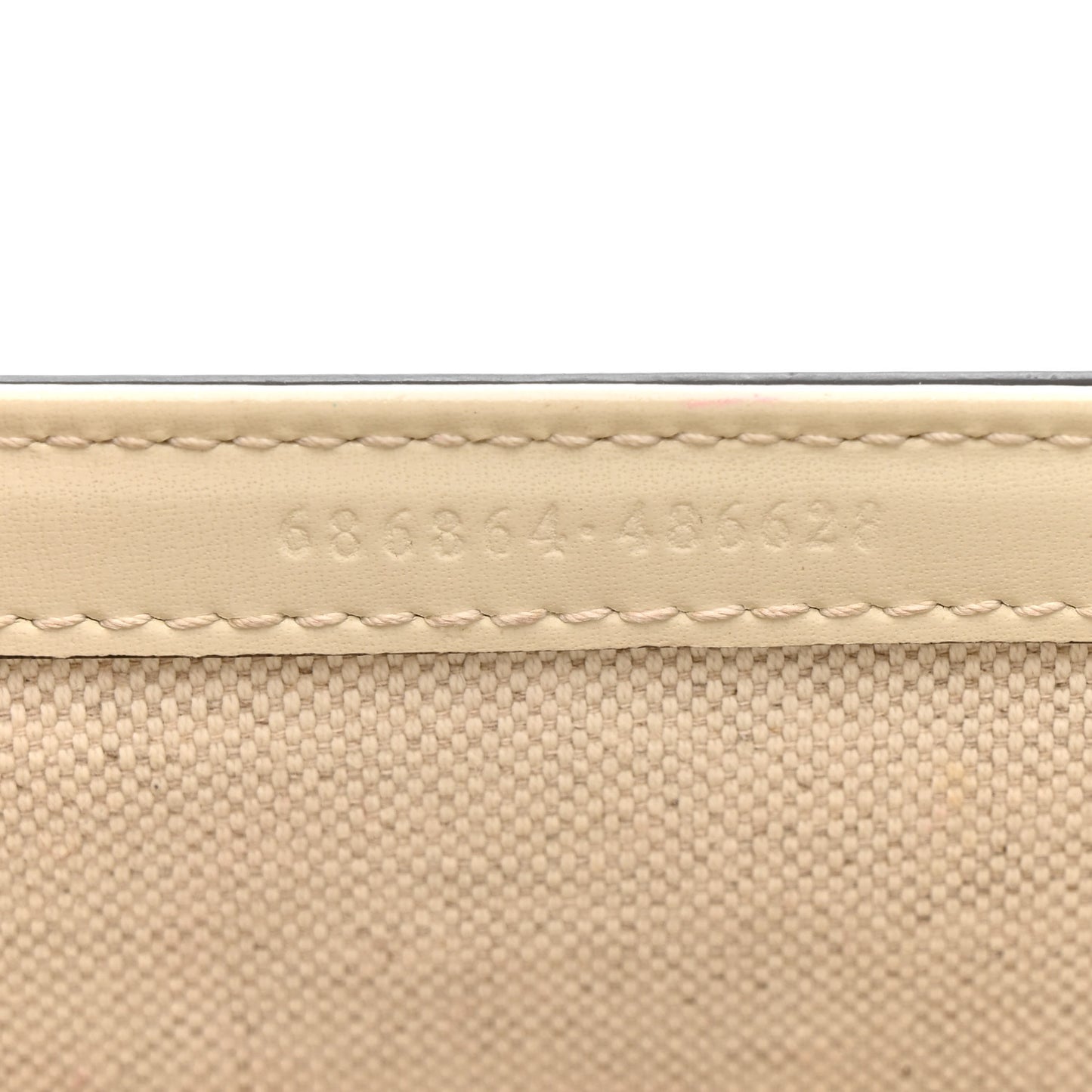 Boarded Dyana Lux Calfskin Web Mini Bamboo 1947 Top Handle Bag  Mystic White