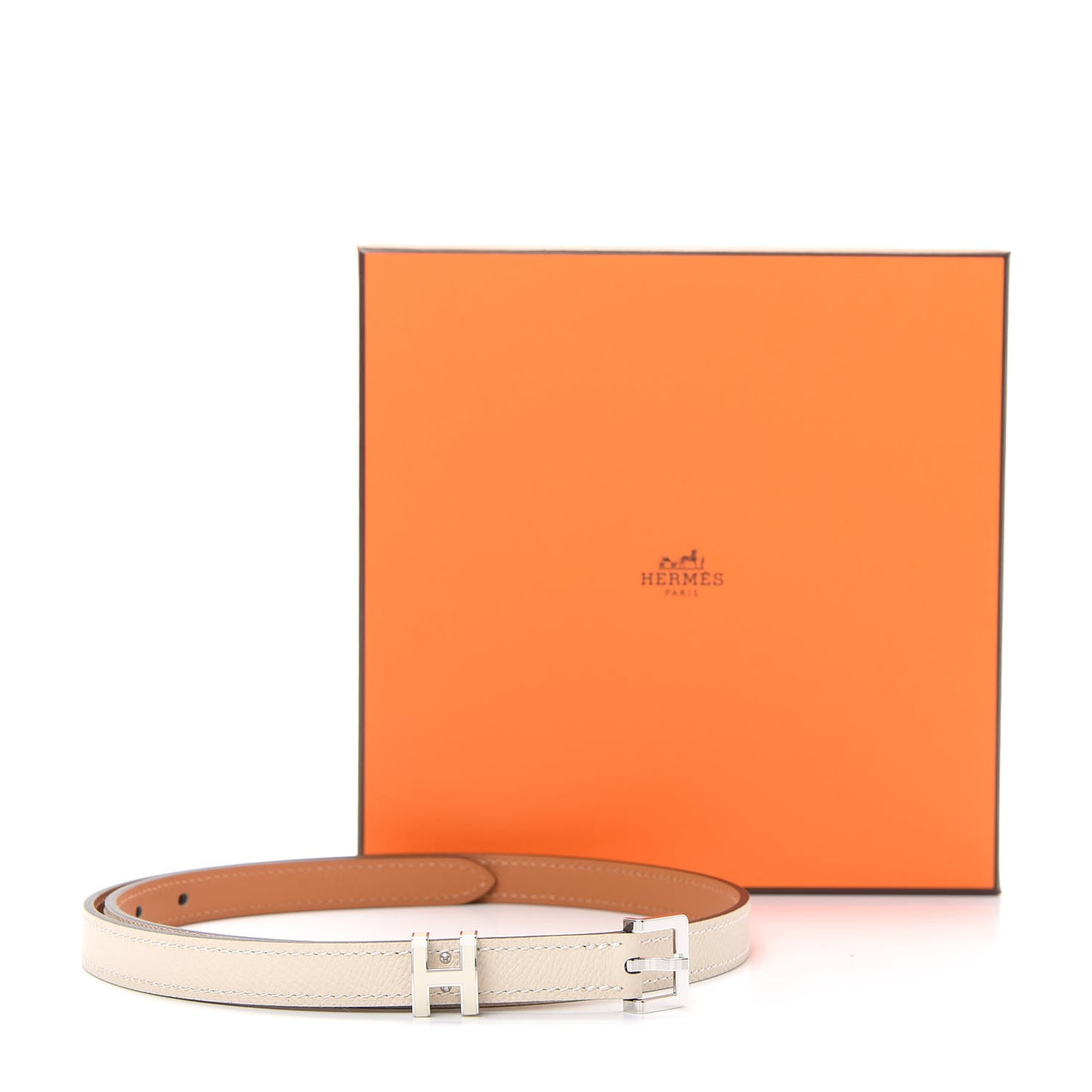 Epsom 15mm Pop H Belt 75 Craie