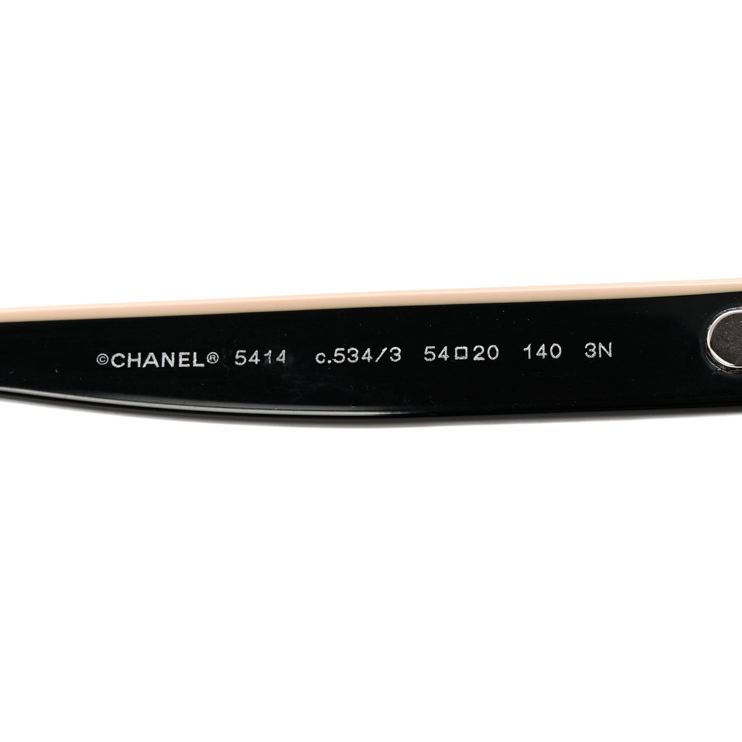 Acetate CC Butterfly Sunglasses 5414 Black Beige