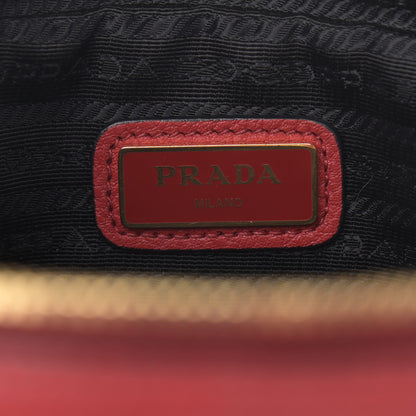 Prada Vitello Phenix Double Zip Camera Bag Rosso 7 of 16