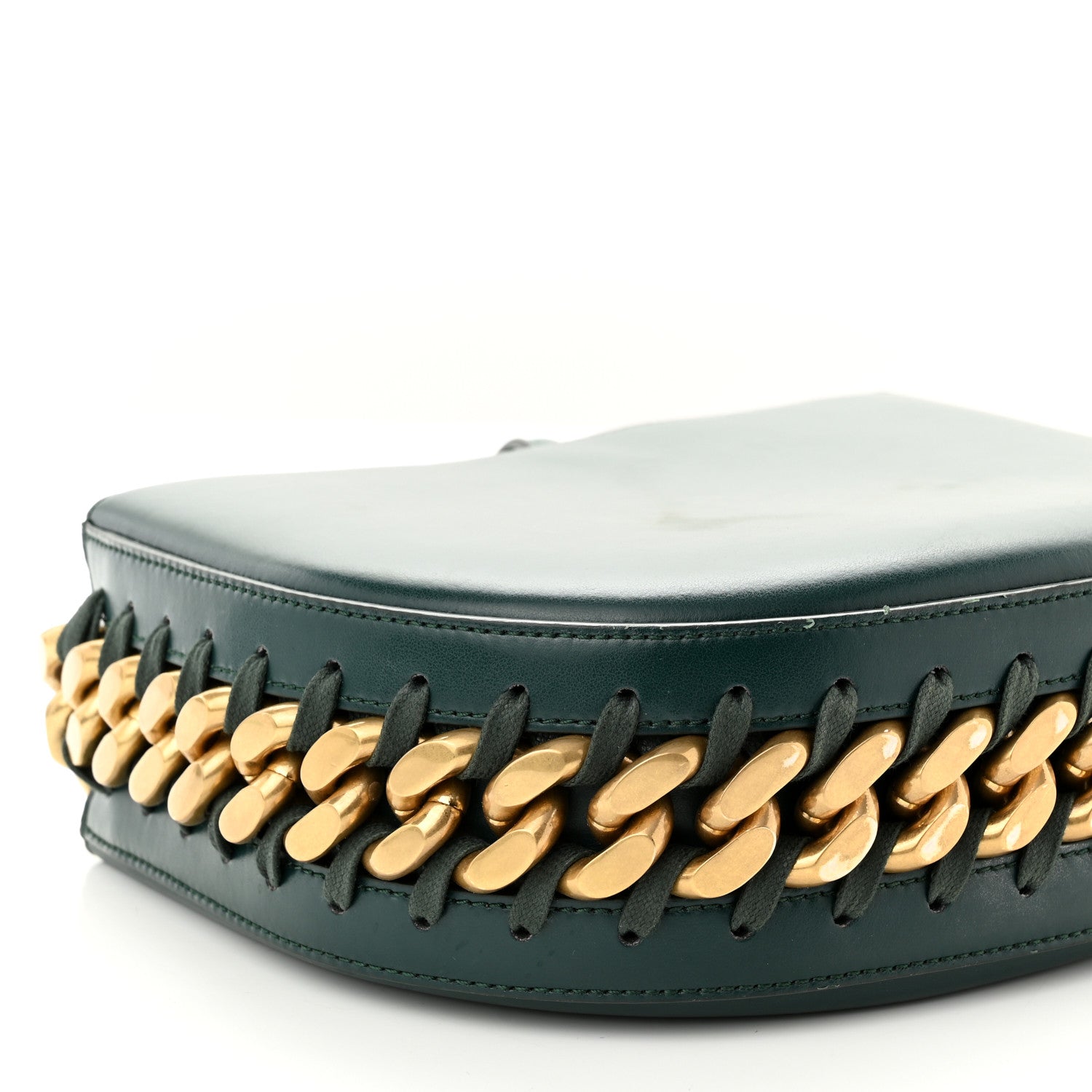 Stella McCartney Eco Alter Nappa Small Frayme Shoulder Bag Forest Green 8 of 12