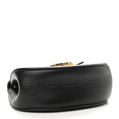 Chloe Textured Calfskin Lambskin Nano Drew Shoulder Bag Black 3 of 11