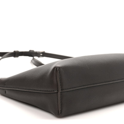 The Row Grained Calfskin Rene Crossbody Dark Brown 8 of 9