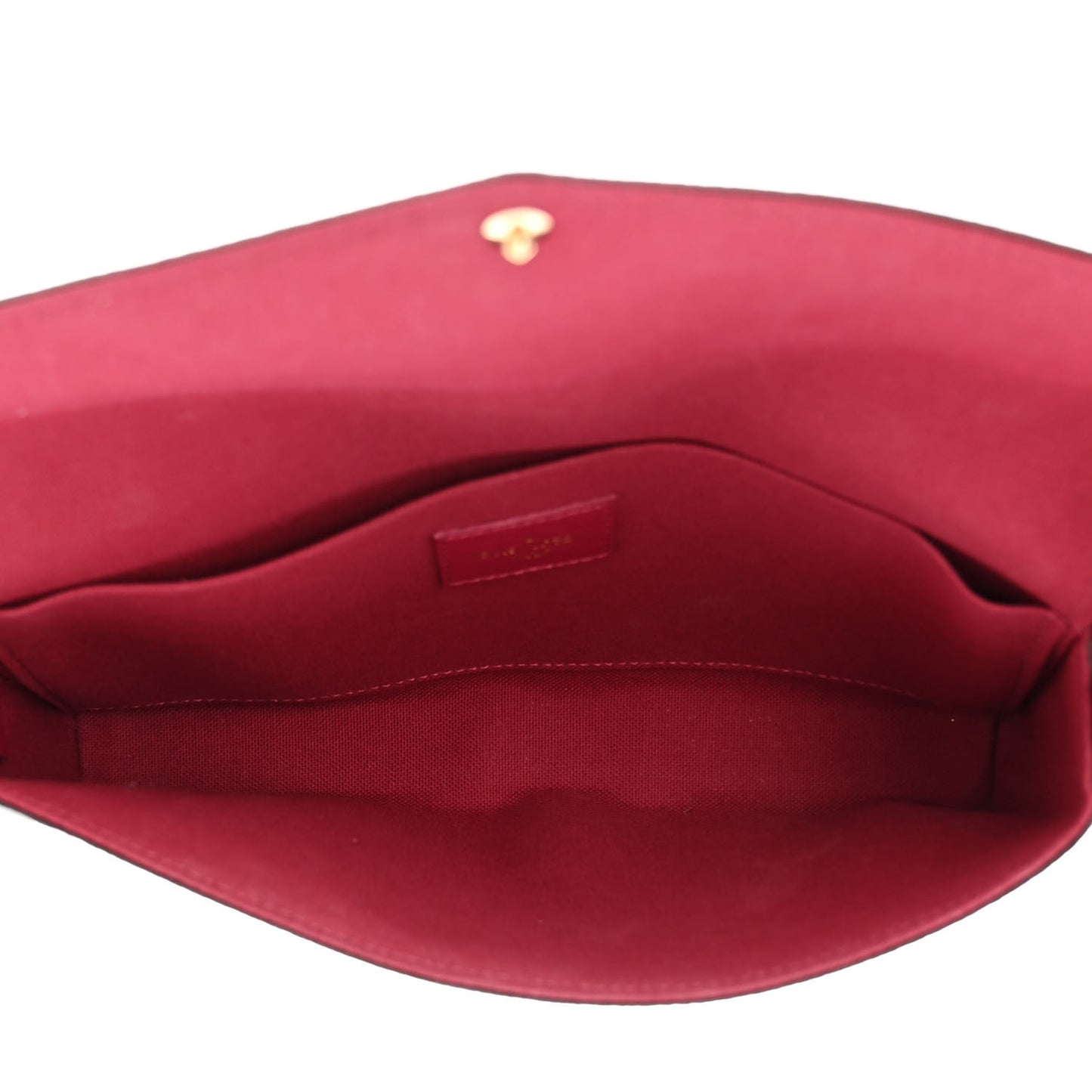 Monogram Pochette Felicie Chain Wallet Fuchsia